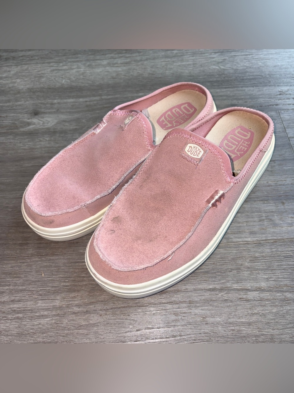 HEYDUDE Austin Lift Classic Platform Slip On Mule Rosette - Picture 6 of 12